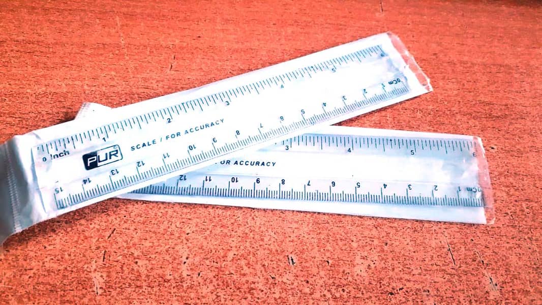 PUR 6 (Six) Inch Plasitic Ruler (10 pcs) 0