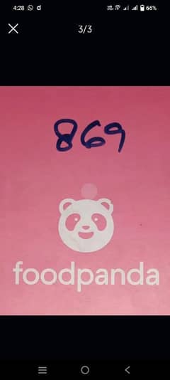 FOOD PANDA DEVICE