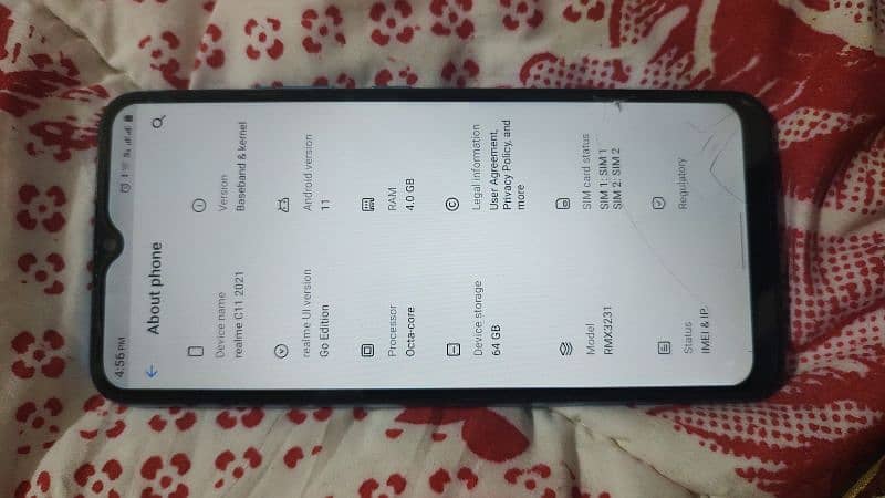 Realme C11 10/09 Condition All Ok No Any Issue 4/64 3