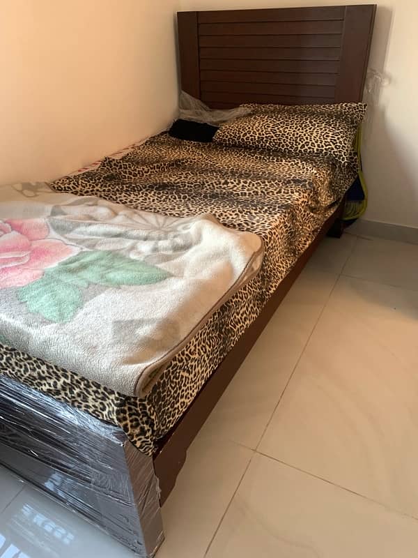 100% wood easy to set up strong single bed 0