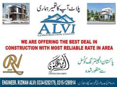 Alvi Construction Company we Deal All Construction Work