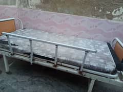 Patient bed with matress