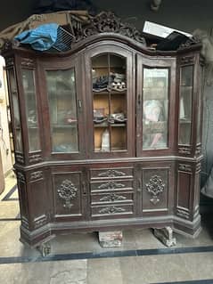 used showcase pure wood