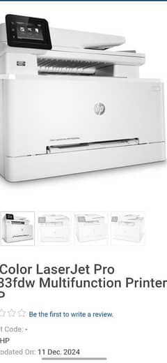 HP laser jet  printer for sale all in on