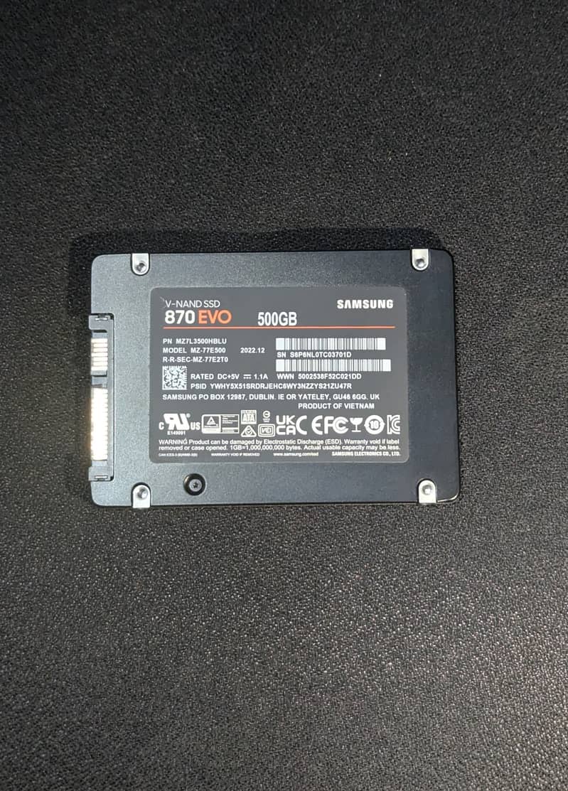 SAMSUNG EVO 870 500GB SSD 1