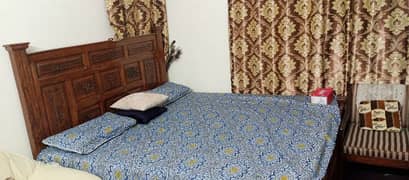 Double bed for sale pure wooden