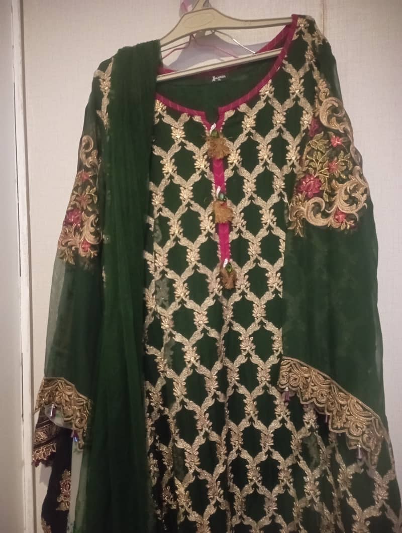 Jazmin custom beautiful dress with dupatta Size XL 3