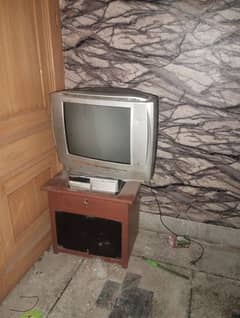 LG tv 24 inch and trolly