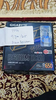 Ryzen 5 7500f with Gigabyte b650m d2h.