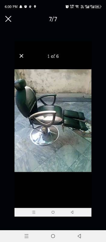 saloon. salon. barber sofa. chair 0