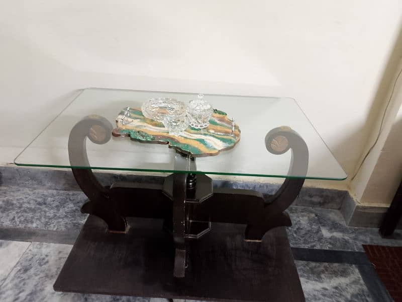 center table with glass top for sale 5