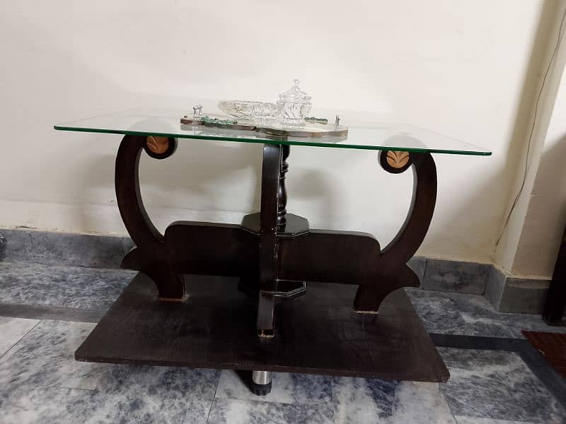 center table with glass top for sale 6