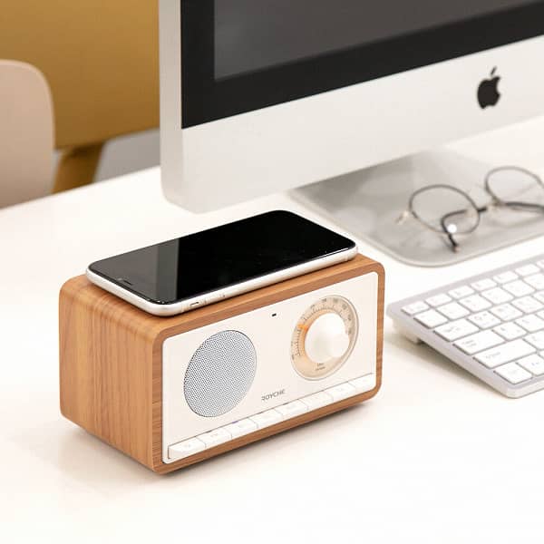 ROYCHE Retro/Bluetooth Speaker Wireless Charging BTS-610WC 1