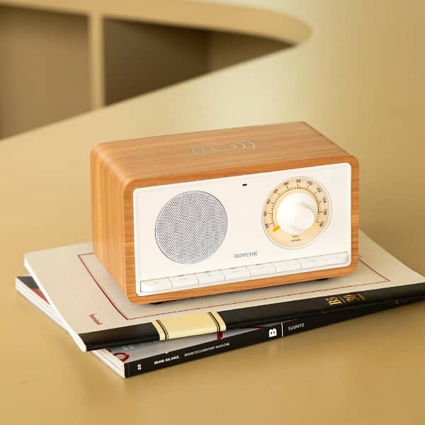 ROYCHE Retro/Bluetooth Speaker Wireless Charging BTS-610WC 3