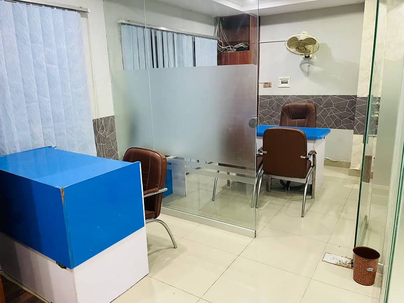 Furnished office space available for rent in bahia Town phase 4 civic center 8