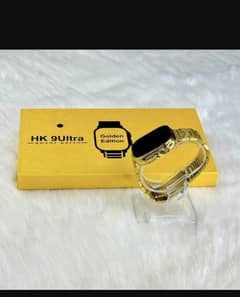 Hk-09 Smart Watch Ultra Golden Edition