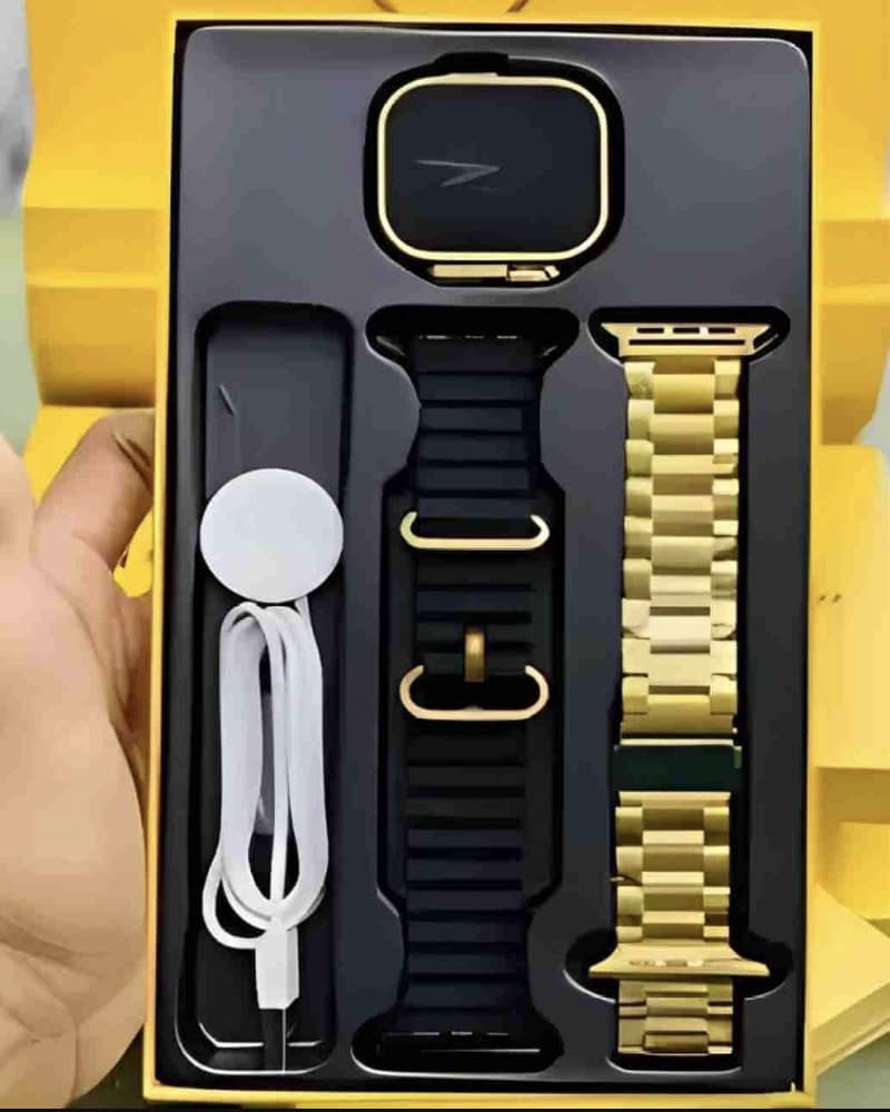 Hk-09 Smart Watch Ultra Golden Edition 1