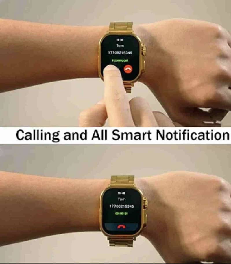 Hk-09 Smart Watch Ultra Golden Edition 5