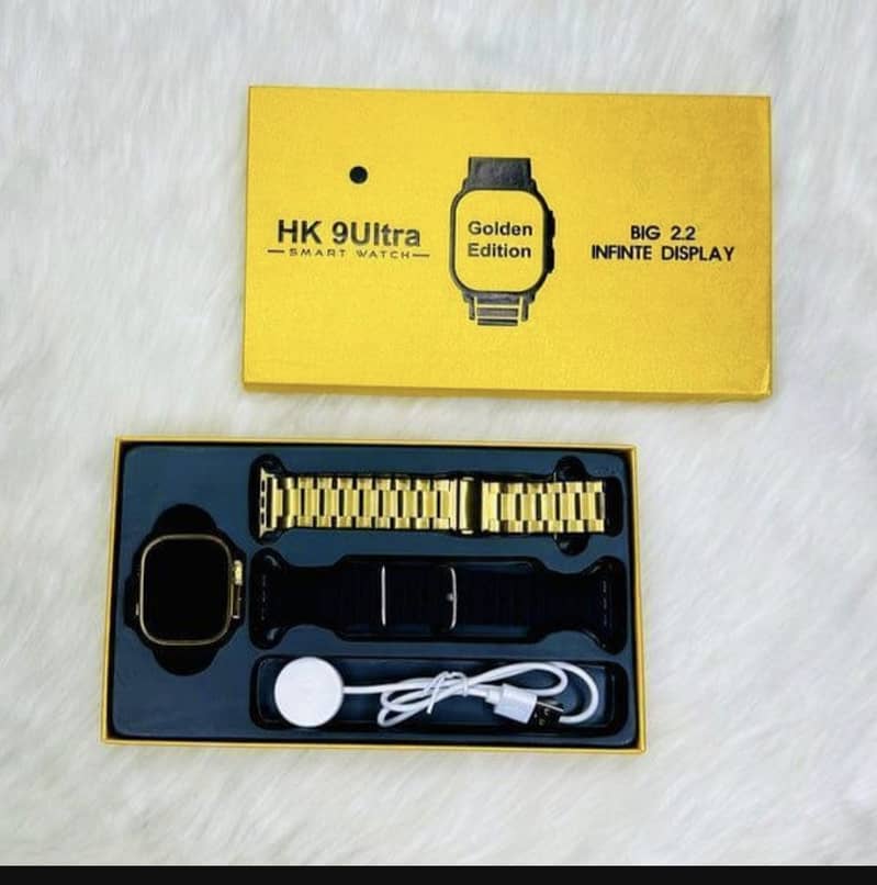 Hk-09 Smart Watch Ultra Golden Edition 6