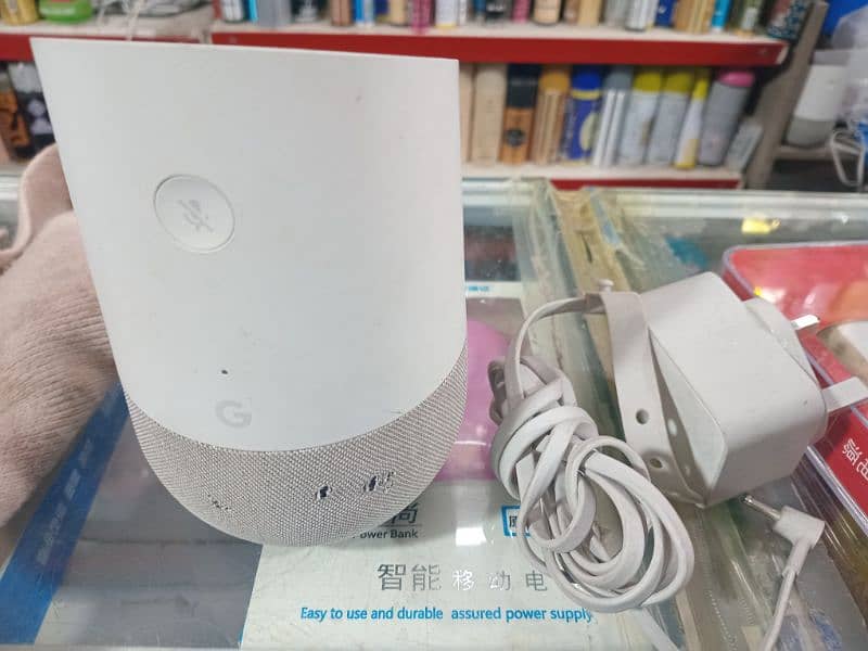 Google Home Smart Speaker & Google Assistant With Original Charger 0