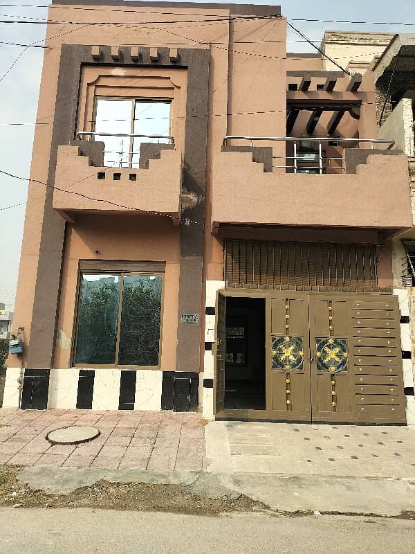 Johar Town Facing park 3.5 Marla like New Triple Story House 21