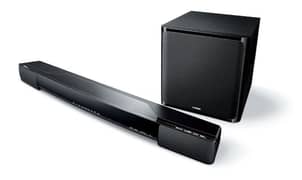 Yamaha soundbar wireless subwoofer optical Bluetooth bulk back