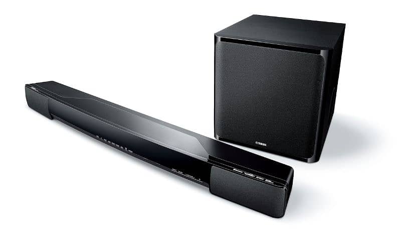 Yamaha soundbar wireless subwoofer optical Bluetooth bulk back 0