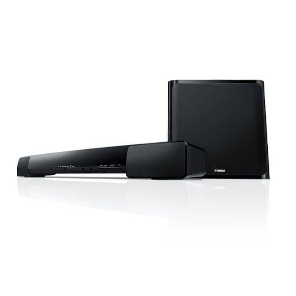 Yamaha soundbar wireless subwoofer optical Bluetooth bulk back 1