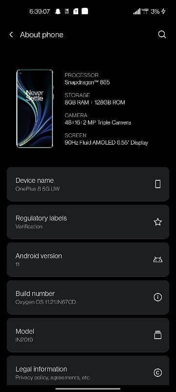 OnePlus 8 5g 4