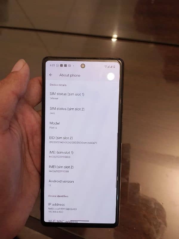 Google Pixel 6 8/128 Gb  PTA Approved Dual Sim 1