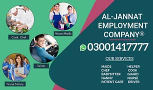 Provide Maid , Driver, Helper, Couples, Patient Care, Cook Available