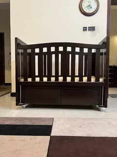 baby cot pure wooden