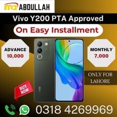 Vivo Y200 PTA Approved Mobile 8/256 GB Available On Easy Installment