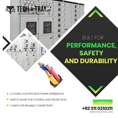 LV Panels | Switch Gears | Cables (Control & Power) | Tech & Tray