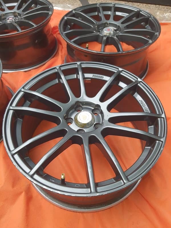 17 Inches Rims 5 Nut (lug nuts also free) 1