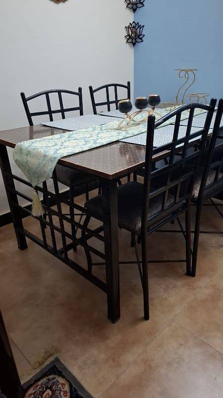 6 seater dinning table set 3