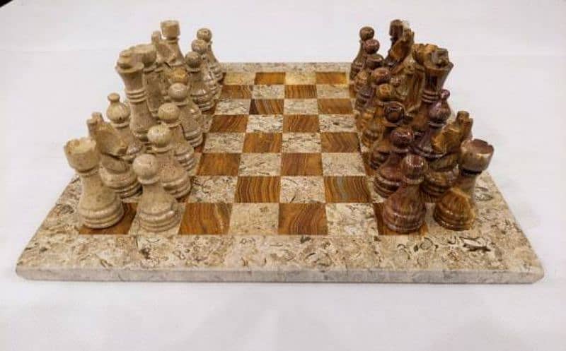 Marble Chess Set 12" 6