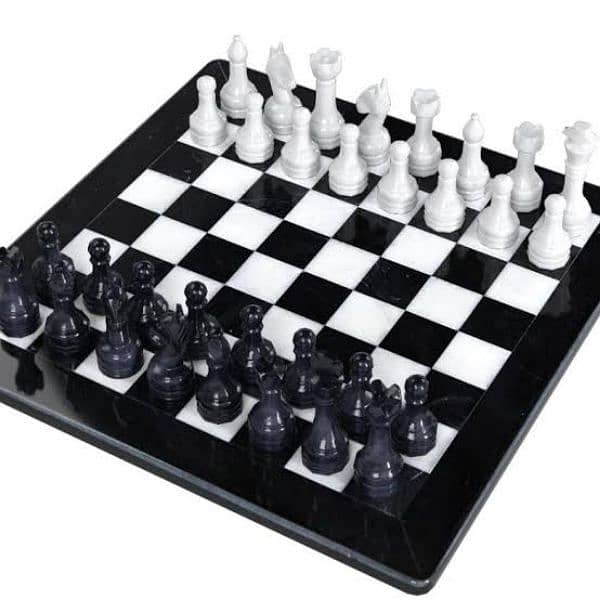 Marble Chess Set 12" 8