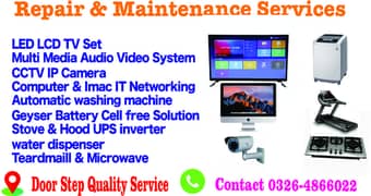 Led LCD TV Set/Imac/Automatic washing machin/Stove/UPS/CCTV/treadmill