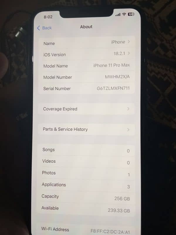 iPhone 11 Pro Max 256gb 0