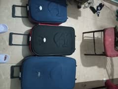 3 piece travel suitcases 1. small,1, Medium,Big