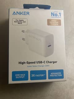 Original BOXPACK Anker Charger 20W EU White - 18 Month warranty!