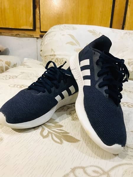 Adidas HWI 28Y001 Dark Blue Cloudfoam Lightweight Sneakers Size 8 2