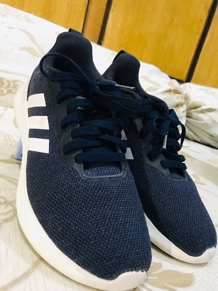 Adidas HWI 28Y001 Dark Blue Cloudfoam Lightweight Sneakers Size 8 3