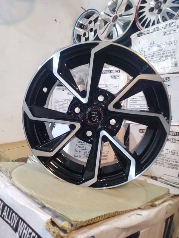 BRAND NEW ALLOY RIMS FOR SUZUKI ALTO , EVERY AND HIJET. 1