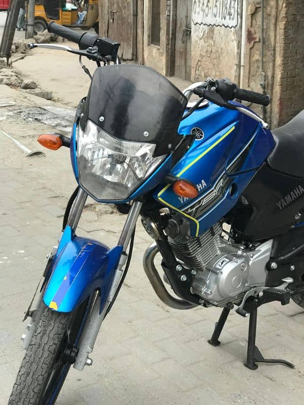 Yamaha ybr125 for sale model 2015 ha number lahore 6