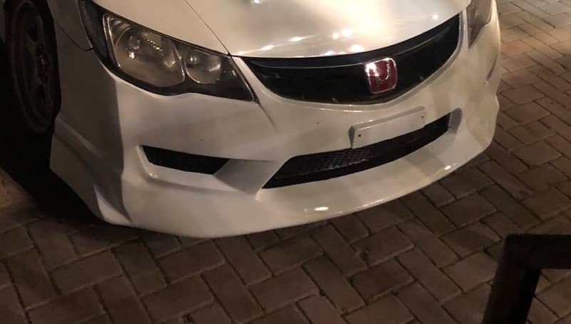 Civic reborn type r bumper 2