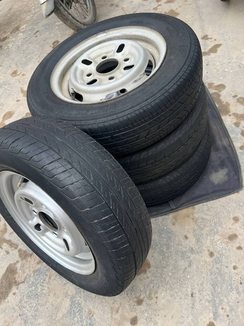 Eco vision car rim tyres urgent sale 1