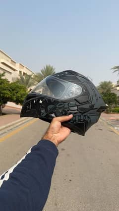 HELMET VECTOR VT-254 FLIPUP - DUAL VISOR - DOT APPROVED