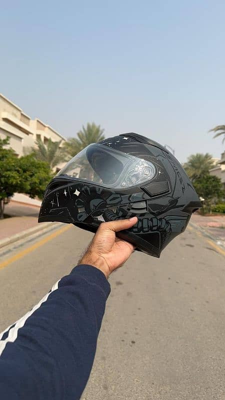 HELMET VECTOR VT-254 FLIPUP - DUAL VISOR - DOT APPROVED 0